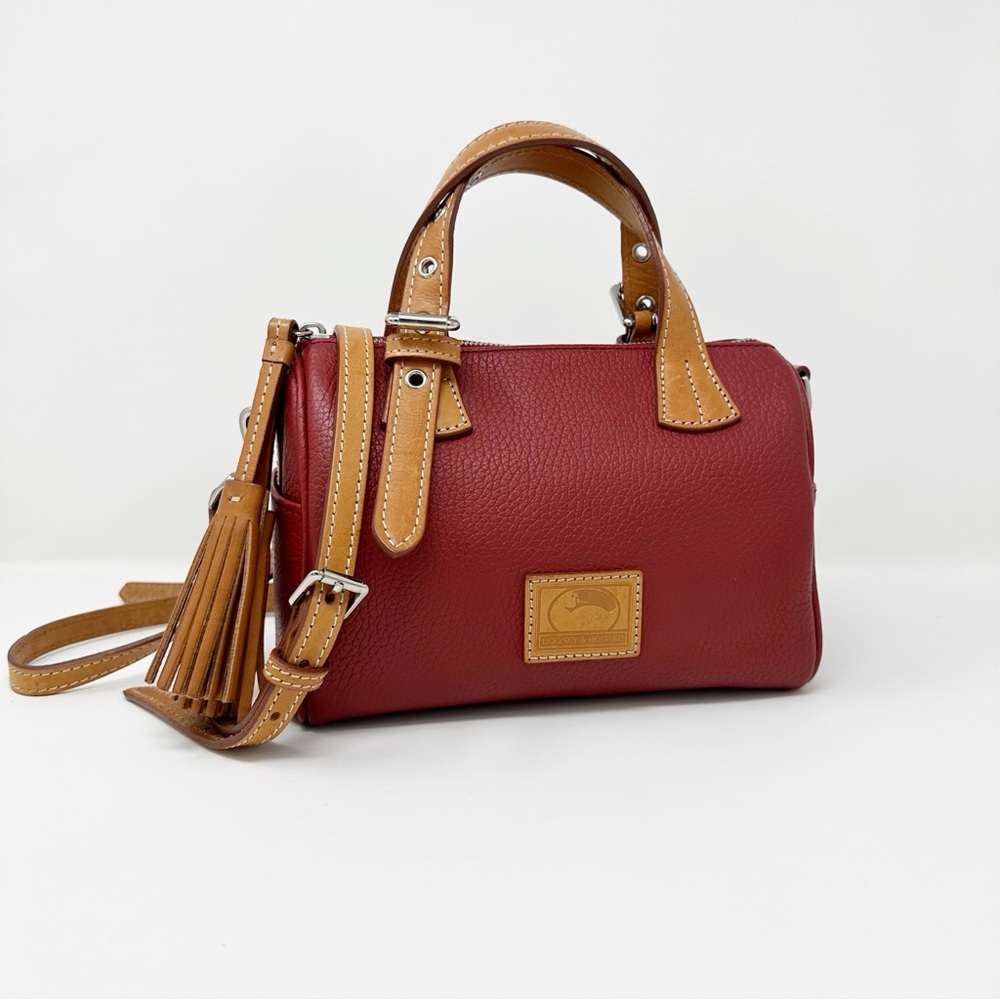 Dooney & Bourke Red Grain Nano Kendra Satchel
